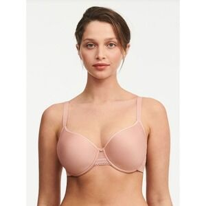 Chantelle C Jolie Comfort Convertible T-Shirt Bra - Rose‎ Authentique 34DD NWT